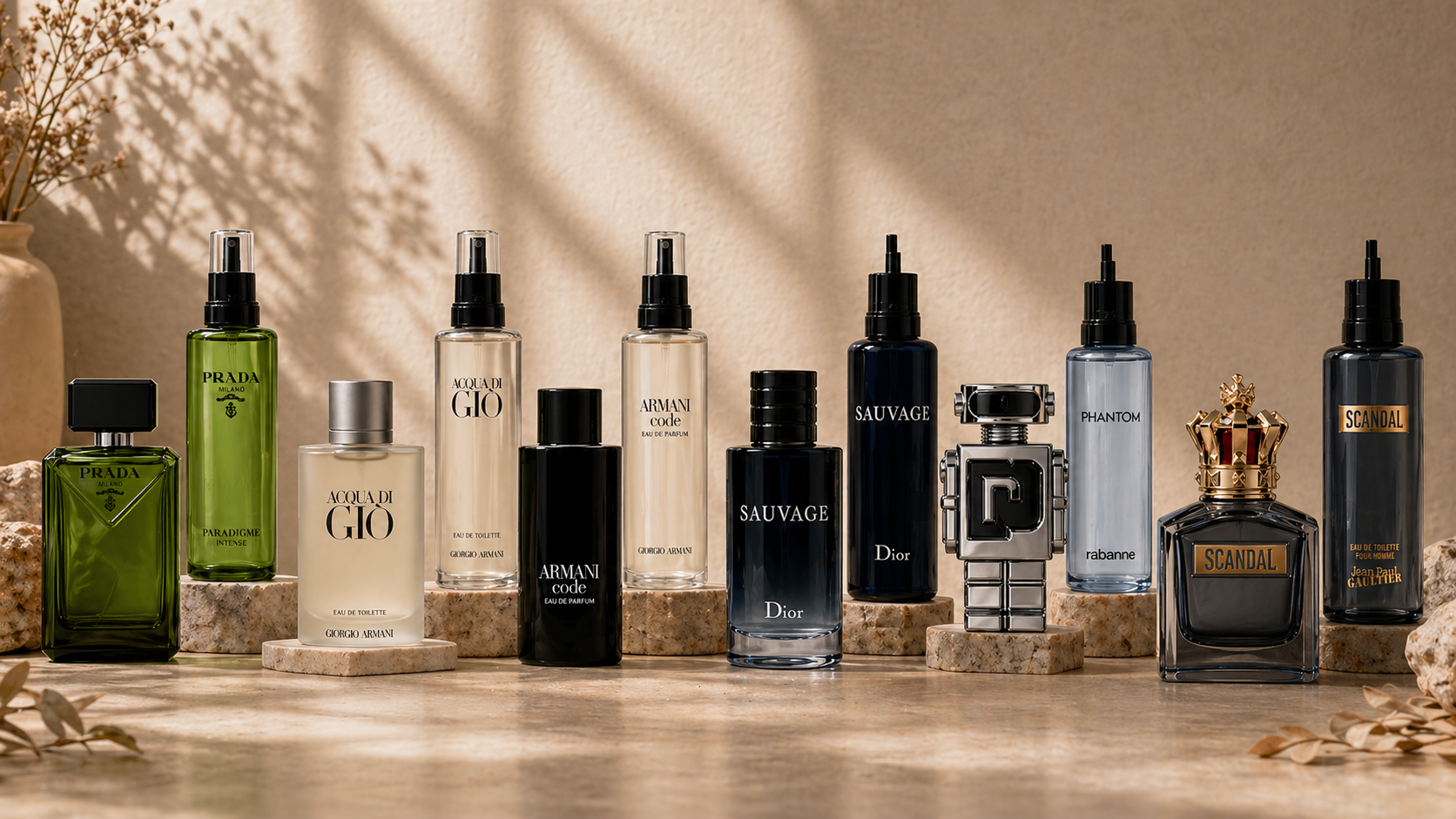 perfumes recargables hombre
